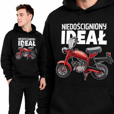 BLUZA Z KAPTUREM AUTA PRL MOTORYNKA